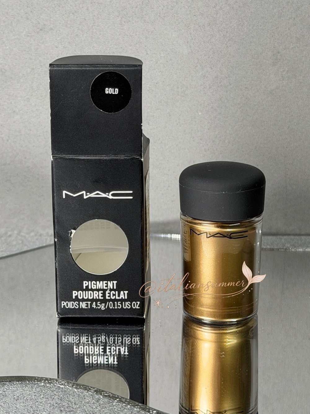 MAC Pigment GOLD Full Size 4.5g BNIB Loose Eyeshadow Hard to Find RARE Authentic